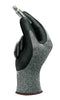 Ansell 11-801-11 Size 11 HyFlex Light Duty Multi-Purpose Black Foam Nitrile Palm Coated Work Gloves With Dark Gray Nylon Liner And Knit Wrist  (1/PR)