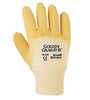 Ansell 216580 Size 10 Golden Grab-It II Heavy Duty Multi-Purpose Cut Resistant Yellow Natural Rubber Palm Coated Work Gloves With Jersey Knit Liner And Knit Wrist  (1/PR)