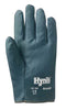 Ansell 208000 Size 7 Mens Hynit Medium Duty Multi-Purpose Cut And Abrasion Resistant Blue Nitrile Impregnated Fabric Fully Coated Work Gloves With Interlock Knit Liner And Slip-On Cuff  (1/PR)