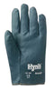 Ansell 208002 Size 8 Hynit Medium Duty Multi-Purpose Cut And Abrasion Resistant Blue Nitrile Impregnated Fabric Fully Coated Work Gloves With Interlock Knit Liner And Slip-On Cuff  (1/PR)