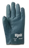 Ansell 208021 Size 8 Hynit Medium Duty Multi-Purpose Cut And Abrasion Resistant Blue Nitrile Impregnated Fabric Perforated Back Coated Work Gloves With Interlock Knit Liner And Slip-On Cuff  (1/PR)