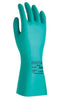 Ansell 117144 Size 10 Green Sol-Vex 13" 15 mil Nitrile Chemical Resistant Gloves With Sandpatch Grip Finish And Straight Cuff  (1/PR)