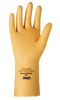 Ansell 193947 Size 10 Natural Canners And Handlers 12" 20 mil Unsupported Natural Rubber Latex Medium Duty Chemical Resistant Gloves With Fishscale Grip Finish And Pinked Cuff  (1/PR)