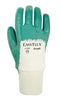 Ansell 205910 Size 7 Easy Flex Light Duty Multi-Purpose Cut And Abrasion Resistant White And Green Nitrile Palm Coated Work Gloves With Cotton Knit Liner And Knit Wrist  (1/PR)