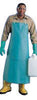 Ansell 56-102-33X49 33" X 49" Green CPP 18 mil Vinyl Heavy Duty Chemical Protection Apron With Stomach Patch  (1/EA)