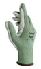Ansell 70-765-9 Size 9 Green Vantage Medium Weight Cut Resistant Gloves With Knit Wrist, Kevlar Poly Cotton Lined, Leather Pad Coating, Reinforced Thumb Crotch  (1/PR)