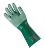 Ansell 8-354-9 Size 9 Green Scorpio 14" Interlock Knit Lined 30 mil Neoprene Fully Coated Heavy Duty Chemical Resistant Gloves With Rough Finish And Gauntlet Cuff  (1/PR)