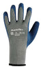 Ansell 80-100-6 Size 6 PowerFlex Heavy Duty Multi-Purpose Cut And Abrasion Resistant Blue Natural Rubber Latex Palm Coated Work Gloves With Gray Seamless Cotton And Polyester Knit Liner And Knit Wrist  (1/PR)