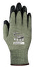 Ansell 80-813-11 Size 11 PowerFlex 13 Gauge Medium Duty Special Purpose Cut And Flame Resistant Foam Palm Coated Work Gloves With DuPont Kevlar Liner And Knit Wrist  (1/PR)
