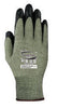 Ansell 80-813-6 Size 6 PowerFlex 13 Gauge Medium Duty Special Purpose Cut And Flame Resistant Foam Palm Coated Work Gloves With DuPont Kevlar Liner And Knit Wrist  (1/PR)