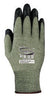Ansell 80-813-8 Size 8 PowerFlex 13 Gauge Medium Duty Special Purpose Cut And Flame Resistant Foam Palm Coated Work Gloves With DuPont Kevlar Liner And Knit Wrist  (1/PR)