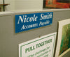 NMC APH1-ACRYLIC, PARTITION SIGN HOLDER, 2.5X8.5 (1 EACH)