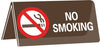 NMC AS77-NO SMOKING, 3X5 TENT, .125 ACRYLIC (1 EACH)