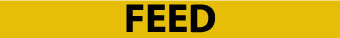 NMC B1100Y-PIPEMARKER, ACID, 1X9, 3/4  LETTER,  PS VINYL (PAK OF 25)