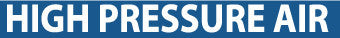 NMC B1290B-PIPEMARKER, HIGH PRESSURE AIR, 1X9, 3/4  LETTER,  PS VINYL (PAK OF 25)