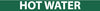 NMC B1292G-PIPEMARKER, ACID, 1X9, 3/4  LETTER,  PS VINYL (PAK OF 25)