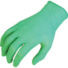 SHOWA Best Glove 1005M Medium Green 9 1/2" Derma Thin 5 mil Natural Latex Ambidextrous USP Grade Lightly Powdered Disposable Gloves With Smooth Finish And Rolled Cuff  (1/BX)