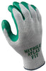 SHOWA Best Glove 350M-08 Size 8 Atlas Fit 350 10 Gauge Light Weight Cut Resistant Dark Green Nitrile Palm Coated Work Gloves With Light Gray Seamless Cotton And Polyester Knit Liner And Elastic Knit Wrist  (1/PR)
