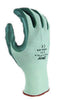 SHOWA Best Glove 4500-10 Size 10 Nitri-Flex Lite Dark Green Nitrile Dipped Palm Coated Work Gloves With Light Green Seamless Nylon Knit Liner And Knit Wrist  (1/PR)