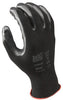 SHOWA Best Glove 4540-10 Size 10 Zorb-IT Black-Lite Black Nitrile Dipped Palm Coated Work Gloves With Black Seamless Nylon And Polyester Knit Liner And Elastic Cuff  (1/PR)