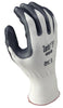 SHOWA Best Glove 4550-07 Size 7 Zorb-IT Cut Resistant Gray Nitrile Dipped Palm Coated Work Gloves With White Seamless Nylon And Polyester Knit Liner And Elastic Cuff  (1/PR)