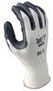 SHOWA Best Glove 4550-08 Size 8 Zorb-IT Cut Resistant Gray Nitrile Dipped Palm Coated Work Gloves With White Seamless Nylon And Polyester Knit Liner And Elastic Cuff  (1/PR)