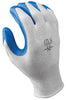 SHOWA Best Glove 545-M Size 8 SHOWA 545 13 Gauge Light Weight Cut Resistant Blue Nitrile Dipped Palm Coated Work Gloves With Light Gray Seamless High Performance Polyethylene Liner And Elastic Knit Wrist  (1/PR)