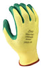 SHOWA Best Glove 5900-09 Size 9 Nitri-Flex Ultimate Cut And Oil Resistant Green Nitrile Palm Coated Work Gloves With Yellow Lycra And Kevlar Knit Liner And Knit Wrist  (1/PR)