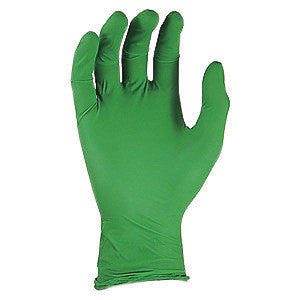 SHOWA Best Glove 6105PFXL X-Large Green 9 1/2" GREEN-DEX N-DEX 4 mil Nitrile Ambidextrous Non-Sterile Powder-Free Disposable Gloves With Smooth Finish, Rolled Cuff And Polymer Coating(100 Each Per Box)  (1/BX)