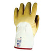 SHOWA Best Glove 66NF-10 66NF-10 Size 10 The Original Nitty Gritty Cut Resistant Yellow Natural Rubber Palm Coated Work Gloves With White Cotton And Flannel Liner And Safety Cuff  (1/PR)