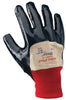 SHOWA Best Glove 7000P-09 Size 9 Nitri-Pro Heavy Duty Cut, Abrasion, Tearing And Puncture Resistant Navy Nitrile Impregnation Palm Coated Work Gloves With White Cotton And Jersey Liner And Knit Wrist  (1/PR)