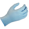 SHOWA 7005PFM Best Glove Medium Blue 9 1/2'' N-DEX Original 4 mil Latex-Free Nitrile Ambidextrous Non-Sterile Powder-Free Disposable Gloves With Smooth Finish And Rolled Cuff (100 Gloves Per Dispenser Box, 1 Box)