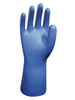 SHOWA Best Glove 707-09 Size 9 Blue Nitri-Dex 12" 9 mil Unsupported Nitrile Fully Coated Chemical Resistant Gloves With Textured And Tractor-Tread Finish And Gauntlet Rolled Cuff  (1/PR)