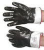 SHOWA Best Glove 7166R-10 7166R-10 Size 10 Nitri-Pro Heavy Duty Cut Resistant Navy Nitrile Fully Coated Work Gloves With Cotton And Jersey Liner And Safety Cuff  (1/PR)