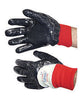 SHOWA Best Glove 7199NCR-10 7199NCR-10 Size 10 Nitri-Pro Heavy Duty Cut Resistant Navy Nitrile Palm And Finger Coated Work Gloves With White Cotton And Jersey Liner And Gauntlet Cuff  (1/PR)