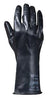 SHOWA Best Glove 892-10 Size 10 Black Viton II 12" 12 mil Viton Fully Coated Chemical Resistant Gloves With Smooth Finish And Rolled Cuff  (1/PR)