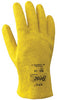 SHOWA Best Glove 960M-09 Size 9 KPG Light Weight Abrasion Resistant Yellow PVC Fully Coated Work Gloves With Seamless Cotton Knit Liner And Slip-On Cuff  (1/PR)
