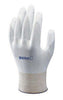 SHOWA Best Glove BO500W-L Large 13 Gauge Abrasion Resistant White Polyurethane Palm Coated Work Gloves With White Seamless Nylon Knit Liner And Knit Wrist  (1/PR)