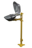 Bradley S19214DC Halo Pedestal Mounted Eye Wash Station With Stainless Steel Bowl And Hinged Dust Cover  (1/EA)