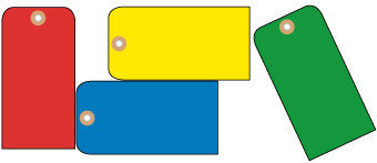 NMC BPT4R-TAGS, BLANK, RED, 2 1/8X4 1/4, CARDSTOCK (PAK OF 1000)