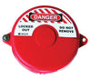 Brady 65561 Red Injection Molded Polypropylene Small Gate Valve Lockout With 3/8'' Shackle (1/EA)