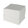 Brady ENV300 15'' X 19'' SPC ENV White 1-Ply Meltblown Polypropylene Economy Medium Weight Sorbent Pad (100 Per Bale) (1 Bale)