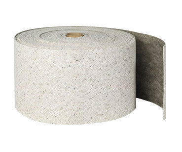 Brady RFP314P 14 1/4'' X 150' SPC Re-Form Plus Gray Medium Weight Sorbent Roll, Perforated Every 19'' (1 Case)