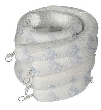 Brady SPC510 5'' X 10' SPC White Polypropylene Lint-Free Sorbent Boom (4 Per Bale) (1 Bale)