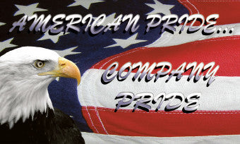 NMC BT534-BANNER, AMERICAN PRIDE COMPANY PRIDE, 3FT X 5FT (1 EACH)