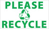 NMC BT537-PLEASE (GRAPHIC) RECYCLE, 3FT X 5FT, POLYETHYLENE (1 EACH)