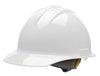 Bullard 30WHR White Class E or G Type I Classic C30 3000 Series HDPE Cap Style Hard Hat With 6-Point Ratchet Suspension, Accessory Slots, Chin Strap Attachment And Absorbent Cotton Brow Pad  (1/EA)