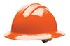 Bullard 33ORR Orange Class E or G Type I Classic C33 HDPE Hat Style Hard Hat With 6-Point Ratchet Suspension, Chin Strap Attachment And Absorbent Cotton Brow Pad  (1/EA)