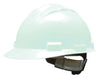 Bullard 62WHR White Class C Type I Standard S62 HDPE Vented And Cap Style Hard Hat With 4-Point Flex-Gear Ratchet Suspension, Accessory Slots, Chin Strap Attachment And Absorbent Polyester Brow Pad  (1/EA)