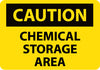 NMC C126R-CAUTION, CHEMICAL STORAGE AREA, 7X10, RIGID PLASTIC (1 EACH)